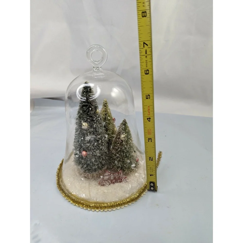 Glass Bell Christmas Tree Ornament 7‎ Inch Carson Pirie